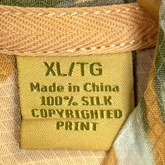 Tommy Bahama Shirt Mens Size XL Floral Silk Short Sleeve Button Up Hawaiian - Picture 4 of 4